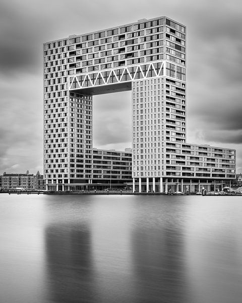 Pontsteiger building in Black and White by Henk Meijer Photography