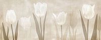 Beige Tulpen Schilderij van Modern Collection thumbnail