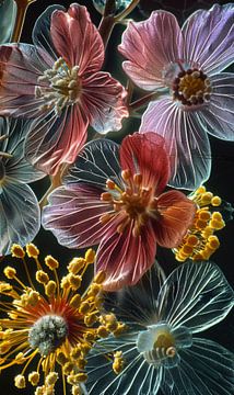 Kristal bloemen van DNH Artful Living