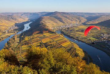 Paragliding along the Moselle