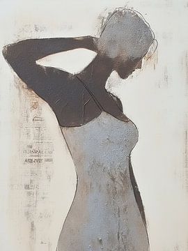 Gestileerde Vrouw van De Mooiste Kunst