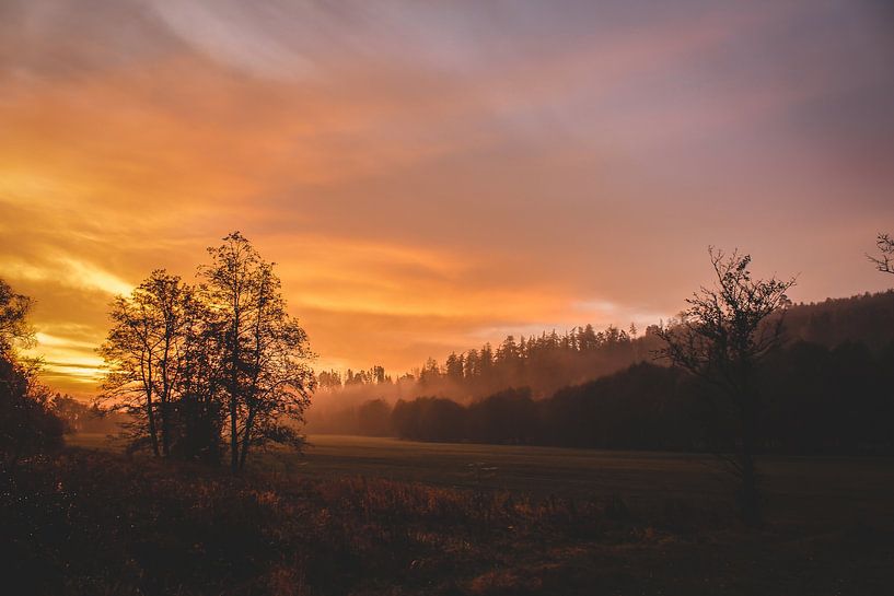 Sunrise in the Sauerland by Deborah de Koning