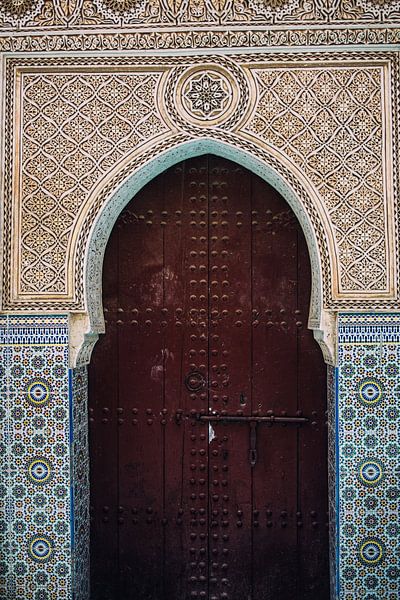 Door in Morocco by Patrycja Polechonska
