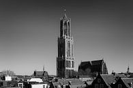 De Dom van Utrecht vanaf de parkeergarage Springweg (2) van André Blom Fotografie Utrecht thumbnail