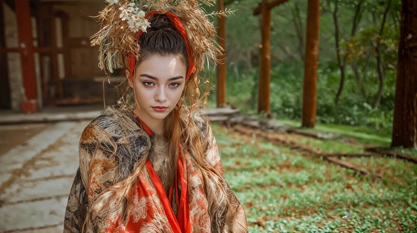 Japanische Kunst Geisha von Egon Zitter