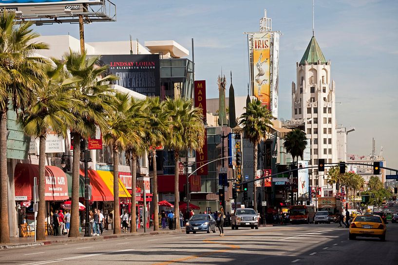 Hollywood Boulevard LA by Peter Schickert