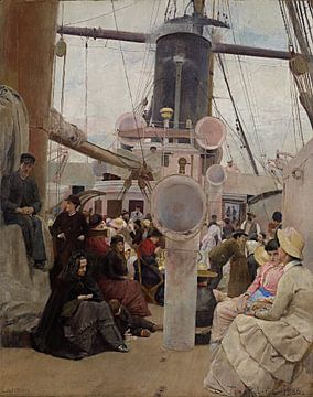 Tom Roberts, Coming South - 1886 van Atelier Liesjes