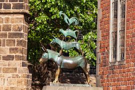 Bremer Stadtmusikanten, Bremen, Duitsland van Torsten Krüger