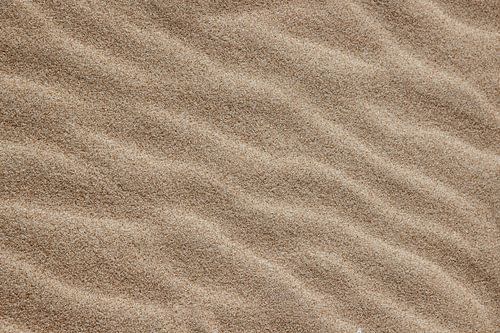 Strepen in het golden hour zand van Zandvoort aan Zee | Nederlandse strand fotografie