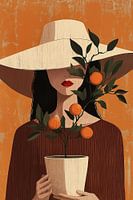 Femme au Agrume n°1