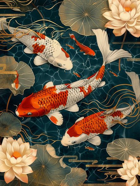Vintage japanese koi by Crackhead 338