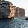 Kliffen op het Maltese eiland Gozo van Dayenne van Peperstraten
