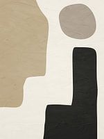 Organische abstracte kunst - aardse tinten
