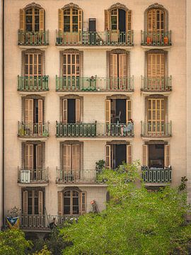 Het leven op de balkons van Barcelona