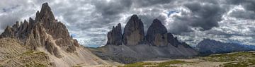 Dolomite panorama Drei Zinnen and Paternkofel by Sean Vos