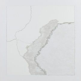 Modern minimalist art in white by Color Square