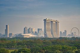 Das Marina Bay Sands Hotel nach Sonnenaufgang von Frank's Awesome Travels