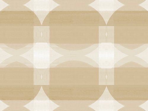 Abstracte Bauhaus-vormen Zandkleuren