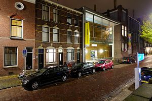 Lange Nieuwstraat avec le musée de l'université d'Utrecht sur Donker Utrecht