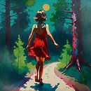 Bravely through the magic forest by Jan Keteleer (JanKé): A Journey Beyond the Canvas thumbnail