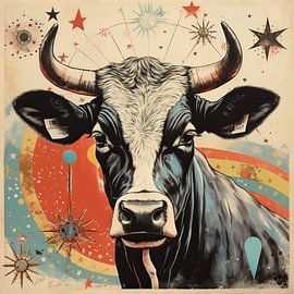 Cow Design 63932 by ARTEO Paintings