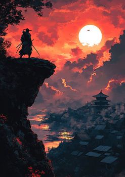 Anime Characters in Serene Landscapes