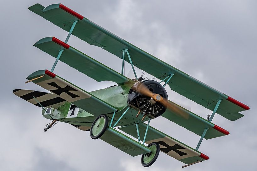 Flyby of a Fokker DR.1 triplane. by Jaap van den Berg