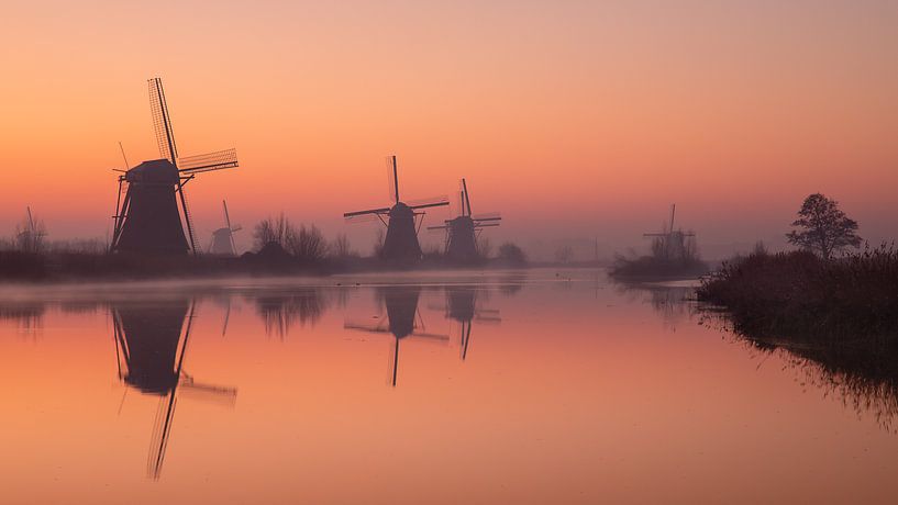 Lever de soleil rouge par Halma Fotografie