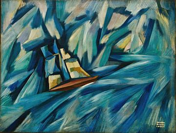 Sailing Boat (ca. 1914) by Amadeo de Souza-Cardoso by Peter Balan