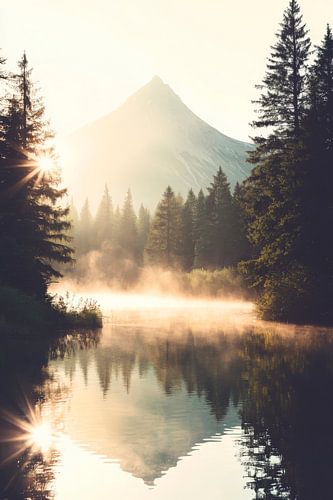 Morgennebel Berge