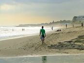 De surfer bij Canggu by Petra Brouwer thumbnail