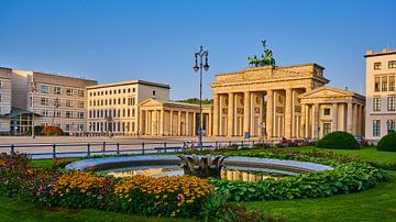 Pariser Platz with Brandenburg Gate in Berlin by Jenco van Zalk