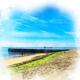 Westkapelle, Zuiderhoofd or Grôôt Ôôd by Danny de Klerk