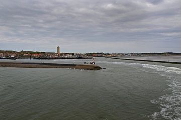 Zicht op West-Terschelling van Rinke Velds