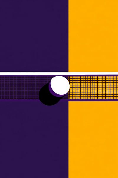 Tennis de table graphique moderne par Poster Art Shop