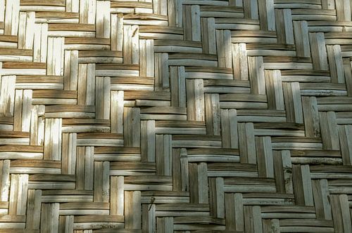 Gevlochten bamboe