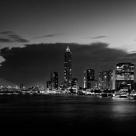 Rotterdam skyline across the river Maas by Insolitus Fotografie