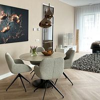 Klantfoto: Gouden Gloed  van Preet Lambon, als ArtFrame