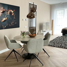 Klantfoto: Gouden Gloed  van Preet Lambon, als ArtFrame