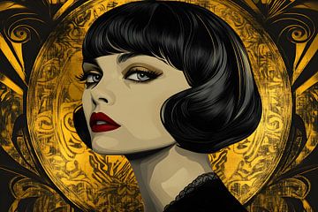 Art Deco droom in geel van Skyfall