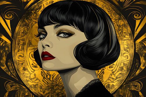 Art Deco droom in geel