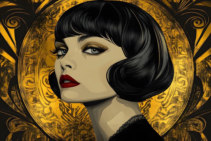Art Deco Traum in Gelb von Skyfall