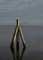 Paal boven water