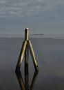 Paal boven water van Henk Piek thumbnail