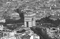 The Arc de Triomphe in Paris from the Eiffel Tower by MS Fotografie | Marc van der Stelt thumbnail