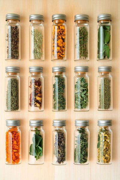Collection d'herbes par Poster Art Shop