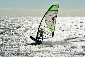 Windsurfer in close-up van Frank's Awesome Travels