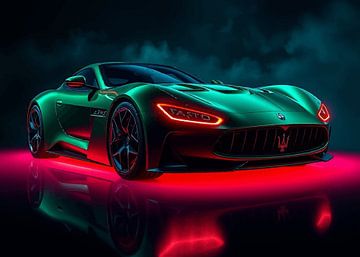 Maserati MC20 Groen Neon van MIROKKU