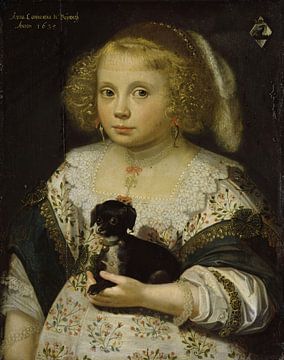 Portret van Anna Constantina de Beijwegh, Anthonie Palamedesz.