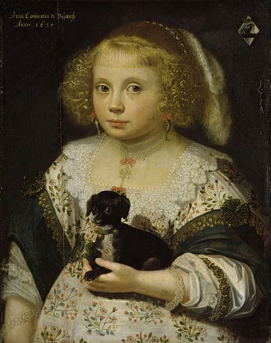 Portrait of Anna Constantina de Beijwegh, Anthonie Palamedesz.